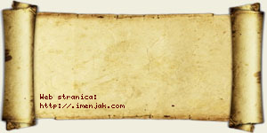 Kristina Vojinović vizit kartica